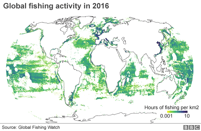 The World's Fishing Fleets Mapped From Orbit – Space & Beyond